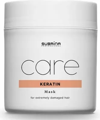 Produktbild von Nährende Keratinmaske für stark geschädigtes Haar Subrina Professional Care Keratinmaske 500 ml