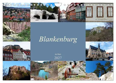 Produktbild von Blankenburg im Harz (Wandkalender 2027 DIN A4 quer), CALVENDO Monatskalender