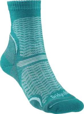 Obrázek produktu pro Bridgedale Hike Ultra Light T2 Merino Performance Crew Women’s Barva: teal / Velikost: M