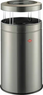 Produktbild von WESCO BIG ASH Standascher in GRAPHIT inklusive 120 Liter Abfallvolumen / Mülleimer / Ascher