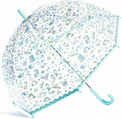 Produktbild von Djeco Unicorni farbiger Regenschirm