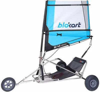 Obrázok produktu pre Plážový plachetnicový vozík Blokart Pro V3 4,0 m modrý BLO4151 modrý