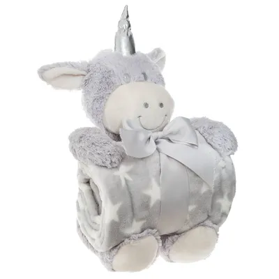 Produktbild von Plaid plüsch einhorn 75x100cm  - Atmosphera créateur d'intérieur