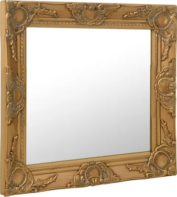 Produktbild von vidaXL Wandspiegel im Barock-Stil 50x50 cm Golden