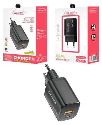 Produktbild von 30W USB Type-C Schnelllade Netzteil - Schwarz KP34862