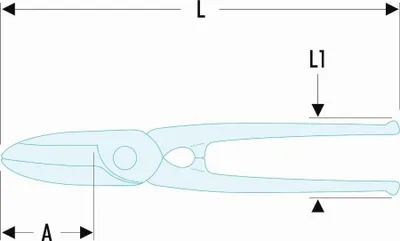 Produktbild von FACOM Universalschere 26 cm - 880