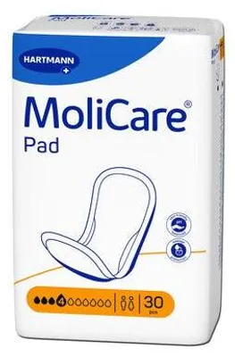 Produktbild von 6x Hartmann MoliCare® Pad Einlage bei Inkontinenz, 4 Tropfen - 28 Stück - B07L8GXTT6 | Packung (30 Stück)