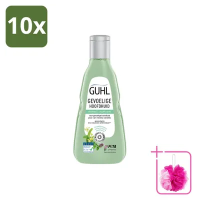 Obrázok produktu pre 10 x Šampon Guhl pre citlivú pokožku hlavy - 250 ml - Balenie po 10 kusov