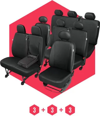 Immagine prodotto di Coprisedili per KIA K2900 (03-09) 9 posti SET coprisedili auto slipcovers