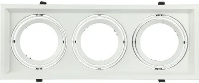 Obrázok produktu pre Zapustené stropné svietidlo 3xAR111 G53 biele V-TAC VT-7223