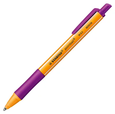 Produktbild von Druck-Kugelschreiber - STABILO pointball - Einzelstift - lila