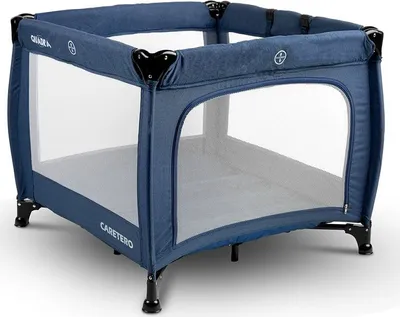 Produktbild von Zusammenklappbares Laufgitter CARETERO Quadra blau