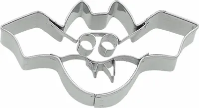 Produktbild von Birkmann Ausstechform Fledermaus, mit Innenprägung, Ausstecher, Plätzchenform, Keks, Plätzchen, Edelstahl, 7 cm, 199026