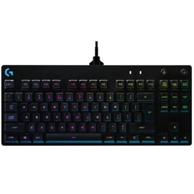 Produktbild von Logitech G 920-009395, Kabelgebunden, USB, Mechanischer Switch, QWERTY, RGB-LED, Schwarz