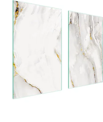 Produktbild von Glasschutzplatte Für Herd 75X52 Marmor