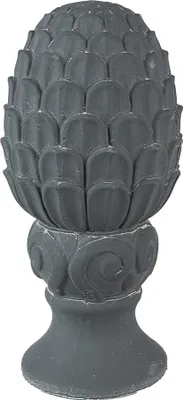 Immagine prodotto di Clayre & Eef Decorazione Cono in abete Ø 14x29 cm Pietra grigia