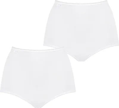 Produktbild von sloggi Damen Maxislip 2-Pack 24/7 Baumwolle - WHITE - Größe 40