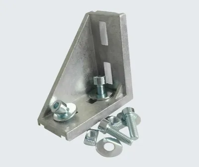 Produktbild von Befestigungswinkel 45x90 Nut 10 Aluprofil