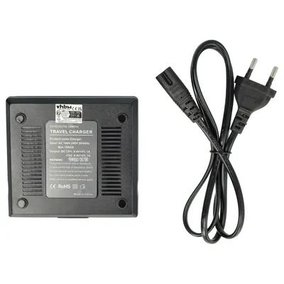 Produktbild von vhbw Dual Ladegerät kompatibel mit Sony Handycam HXR-NX30, HXR-NX70E, HXR-NX30E, HXR-NX70, NEX-VG30E, NEX-VG30 Kamera - Ladeschale Ladeanzeige