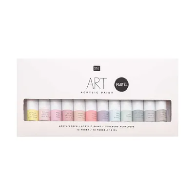 Produktbild von Art Acryl Farben Set Pastel 12x12ml