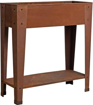 Produktbild von Hochbeet Pflanzbeet Pflanzkasten Blumenkasten Edelrost Blumenbeet Rost Metall