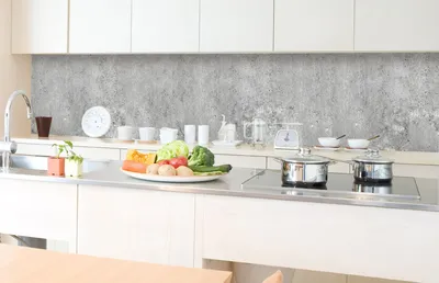 Produktbild von Küchenrückwand Folie selbstklebend BETON II 350 x 60 cm - Klebefolie - Dekofolie - Spritzschutz für Küche -