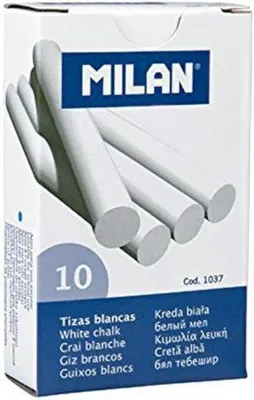 Productafbeelding van Krijtjes set van 10 stuks, wit calciumsulfaat