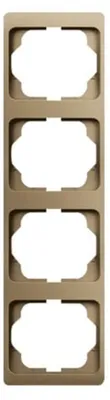 Produktbild von Busch-Jaeger 1734 KA-21 Abdeckrahmen, 4-fach Rahmen bronze