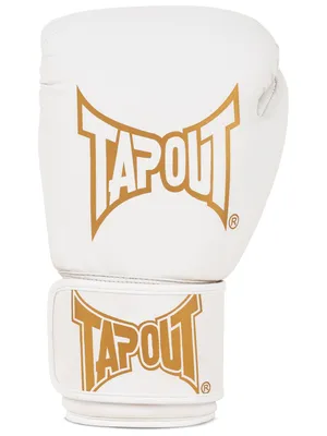 Image de Gants de boxe en similicuir (1 paire) TORREY blanc/or 16 oz Tapout