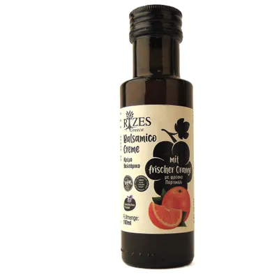 Produktbild von Rizes Greece Balsamico-Creme mit frischer Orange 100ml