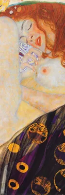 Obrázek produktu pro Gustav Klimt umělecký obraz - DanaÃ", 1907 (158 x 53 cm)