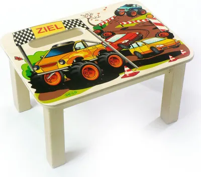 Produktbild von Zimmerdekoration Fußbank Monstertruck BxLxH 330x245x175mm NEU