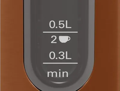 Immagine prodotto di Bosch TWK4P439. Capacità del serbatoio dell'acqua: 1,7 litri. Potenza: 2400 W. Colore del prodotto: Nero, Oro, Materiale dell'alloggiamento: Ede