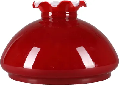 Produktbild von Petroleumglas Lampenglas Ø 234mm Vestaschirm Ersatz Leuchtenglas Ø 234mm Rot