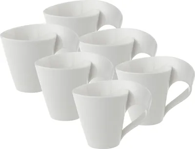 Produktbild von Villeroy & Boch New Wave Kaffeeobertasse 0,2 l Set6
