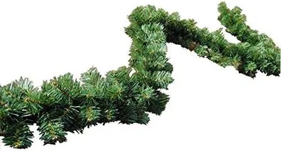 Obrázek produktu pro Vánoční girlanda Silná umělá jedlová girlanda Vánoční dekorace Zelená 300 cm 160 tipů