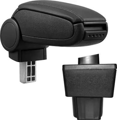 Produktbild von Armlehne Mittelarmlehne MAL Leder Bezug Schwarz für Skoda Yeti ab 2009-