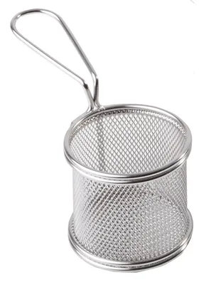 Obrázek produktu pro Assheuer and Pott servírovací koš Fritovací koš kulatý z nerezové oceli