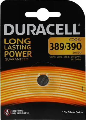 Produktbild von Duracell Knopfzelle Typ 389 1er Blister