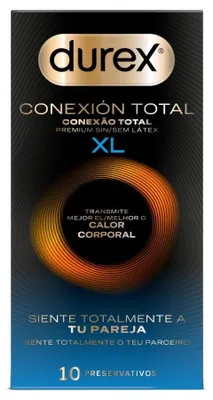 Zdjęcie produktu dla Durex - Total Connection Xl Ultra Fine Plus Bez Lateksu 10 Sztuk
