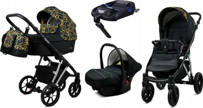 Obrázok produktu pre BabyLux® Marlux Magnetic | Kočík 4v1 Set | Gold Line | Kombinovaný kočík | Set kočíkov
