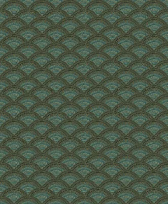 Zdjęcie produktu dla Masureel Tapeta motyw art déco zielonym - 631901 - 53 cm x 10.05 m