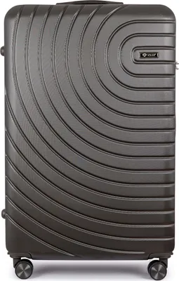 Immagine prodotto di Solier Medium valigia da viaggio 24" ABS rigido su ruote leggero 56L grigio scuro