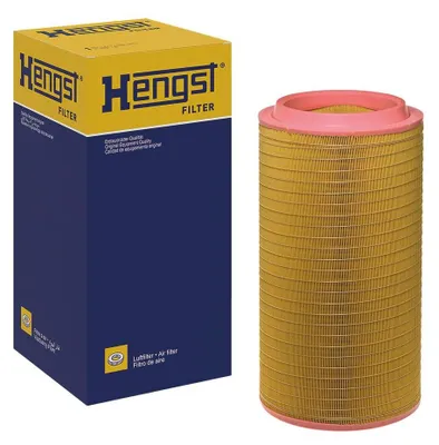 Imagen del producto de Filtro de aire de 594 mm, marca HENGST FILTER, con tecnología IAM, compatible con, entre otros, maquinaria CLAAS
