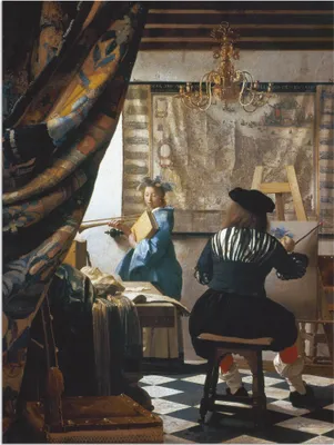 Produktbild von ARTland Wandbild Alu für Innen & Outdoor Die Malkunst. Um 1666/68 Größe: 60x80 cm