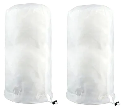 Image de Protection hivernale pour plantes, 2 pièces, 80 x 100 cm, avec cordon de serrage