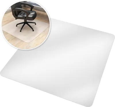 Image de tectake® Tapis de protection du sol pour chaises de bureau pour sols durs
