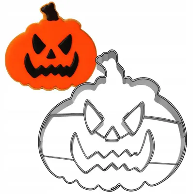 Produktbild von EkoForemki Kürbis Ausstecher für Halloween-Plätzchen 6 cm