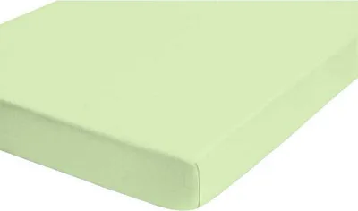 Produktbild von biberna Feinjersey-Spannbetttuch PISTAZIENGRÜN 180-200x200 cm