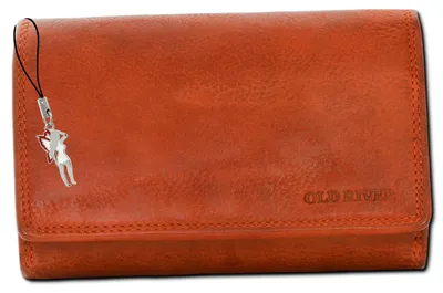 Immagine prodotto di Portafoglio rame cognac Old River in pelle D2OPD421O